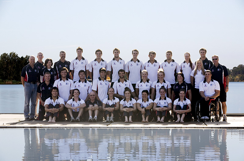 AIS Rowing team photo from 2010