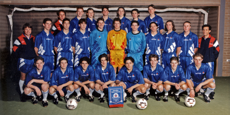 AIS Football program team photo 1995