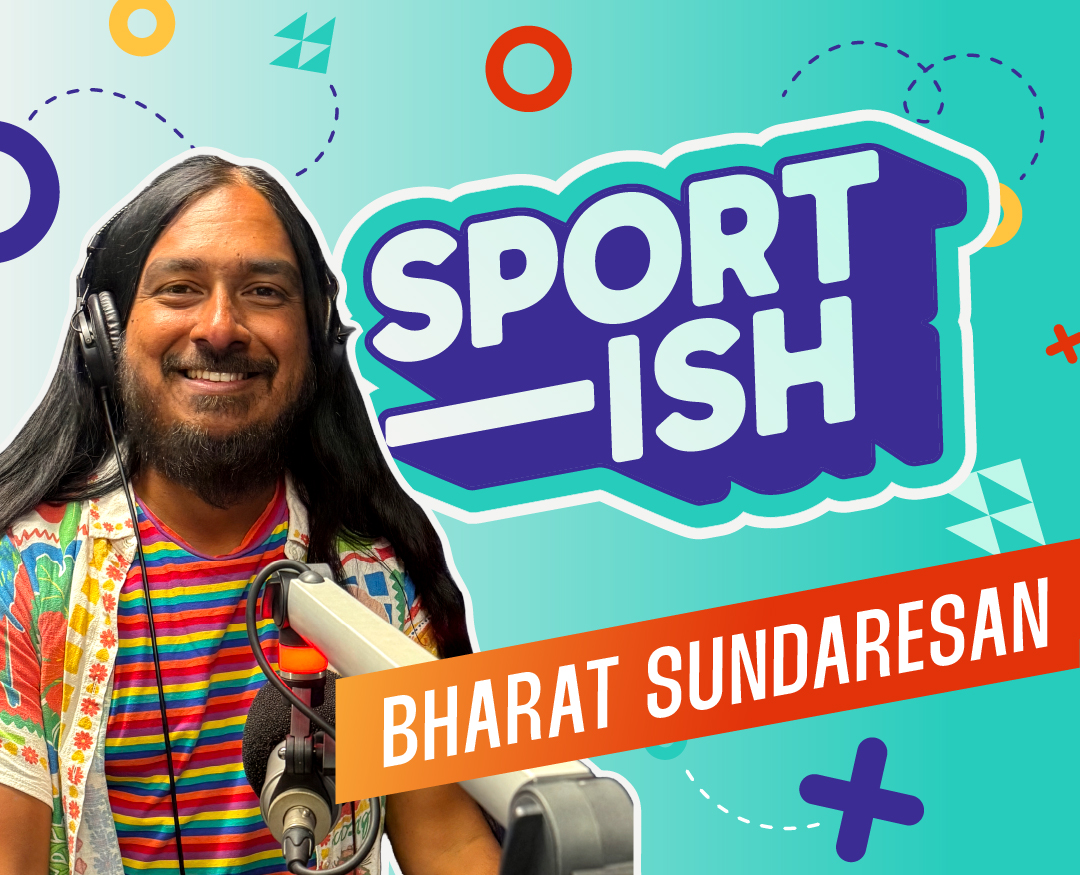 Bharat Sundaresan and Sportish logo