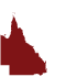 Icon map of the QLD