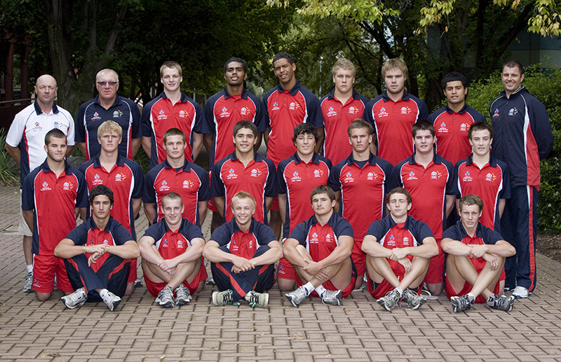 AIS Rugby League team photo from 2010