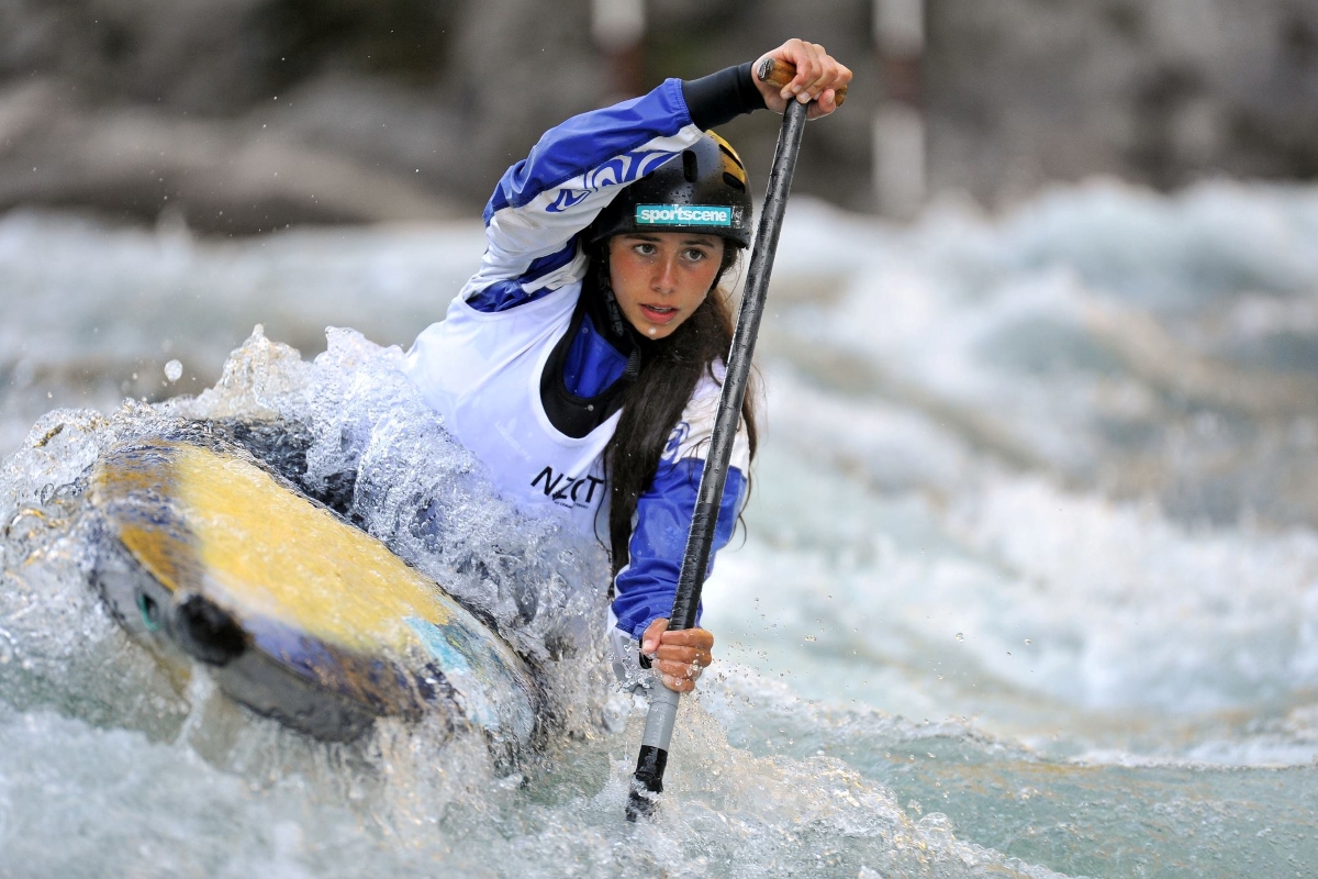 Noemie Fox as a younger athlete