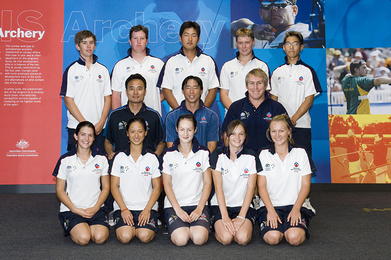 AIS Archery team photo from 2006