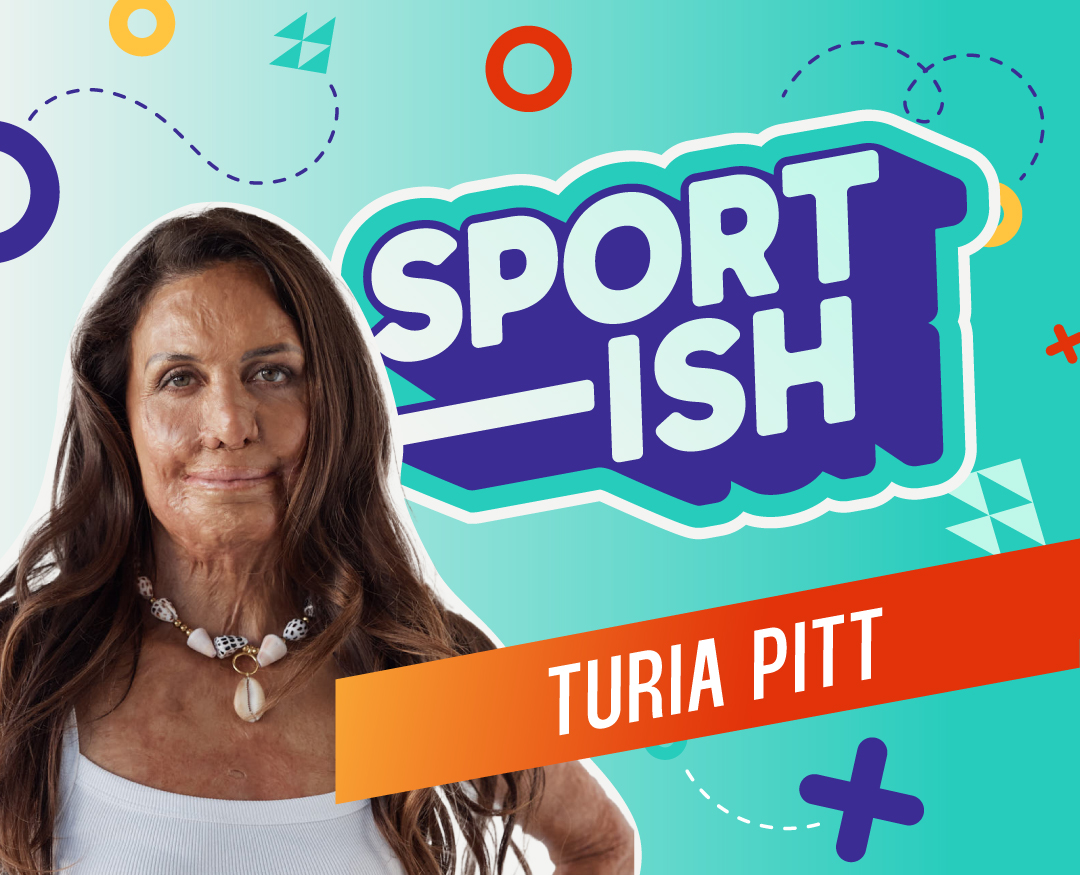Turia Pitt and Sportish logo