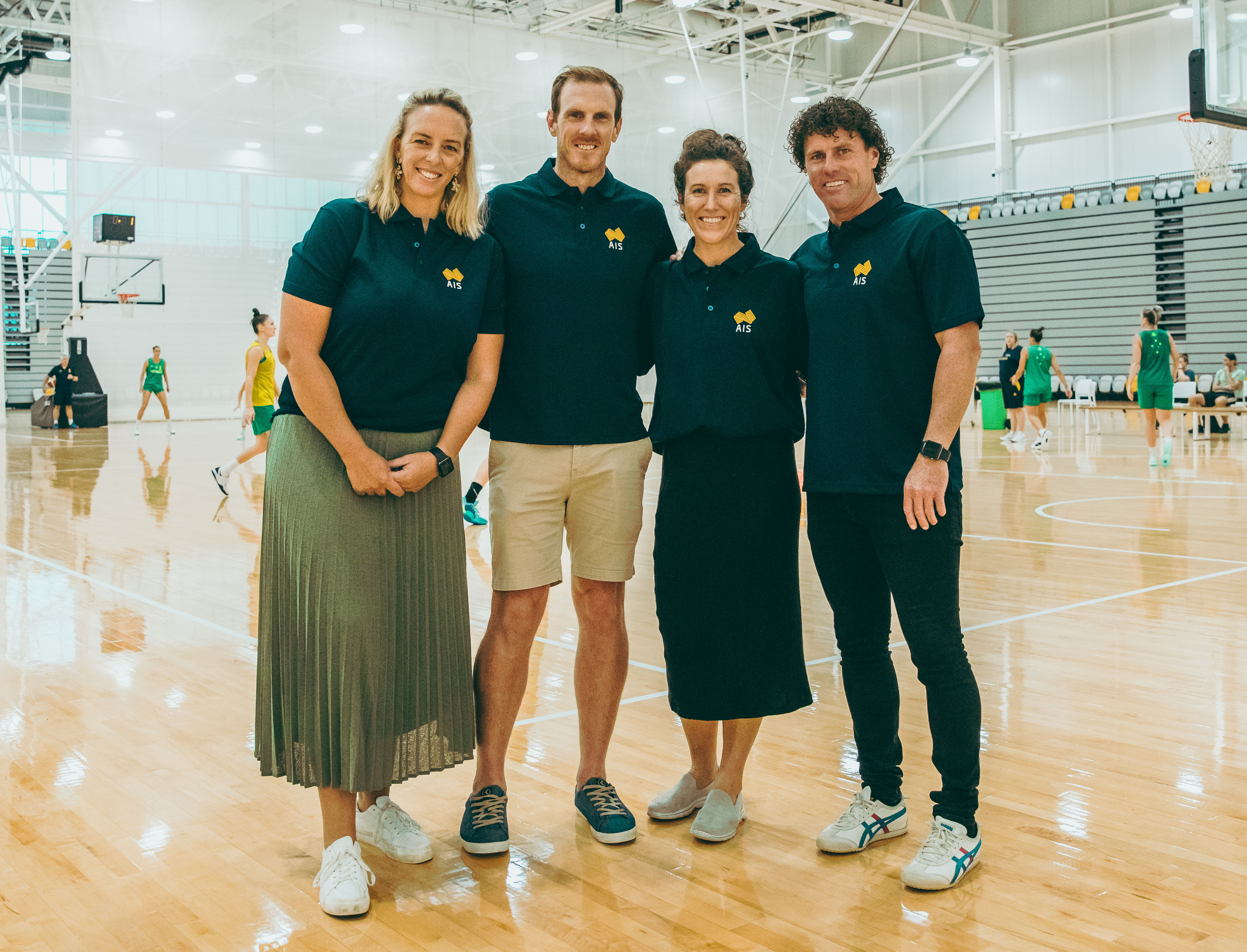 Gold Medal Ready team with Opals Basketball