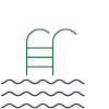 Pool ladder icon