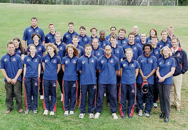 AIS Athletics team photo from 2003