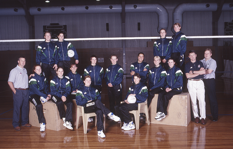AIS Volleyball team women photo from 1997