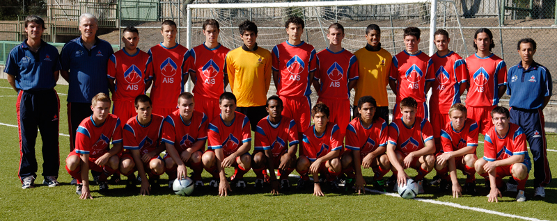 AIS Men's Football program team photo 2005