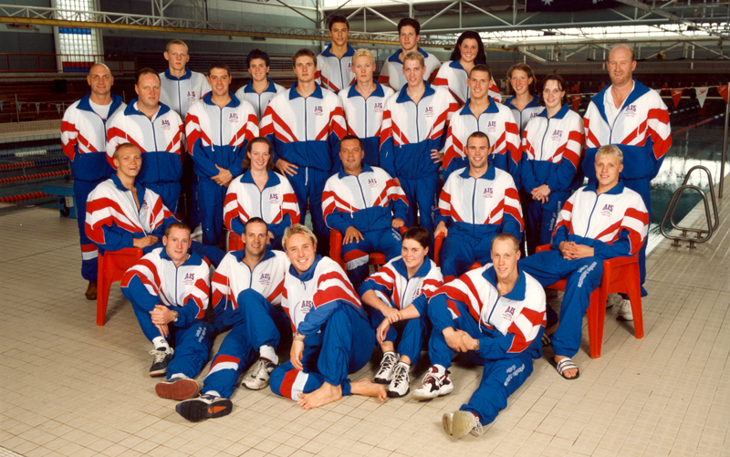 AIS Swimming Program team photo 1997