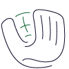 Icon of a baseball glove