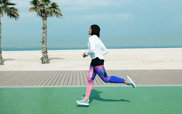 person running
