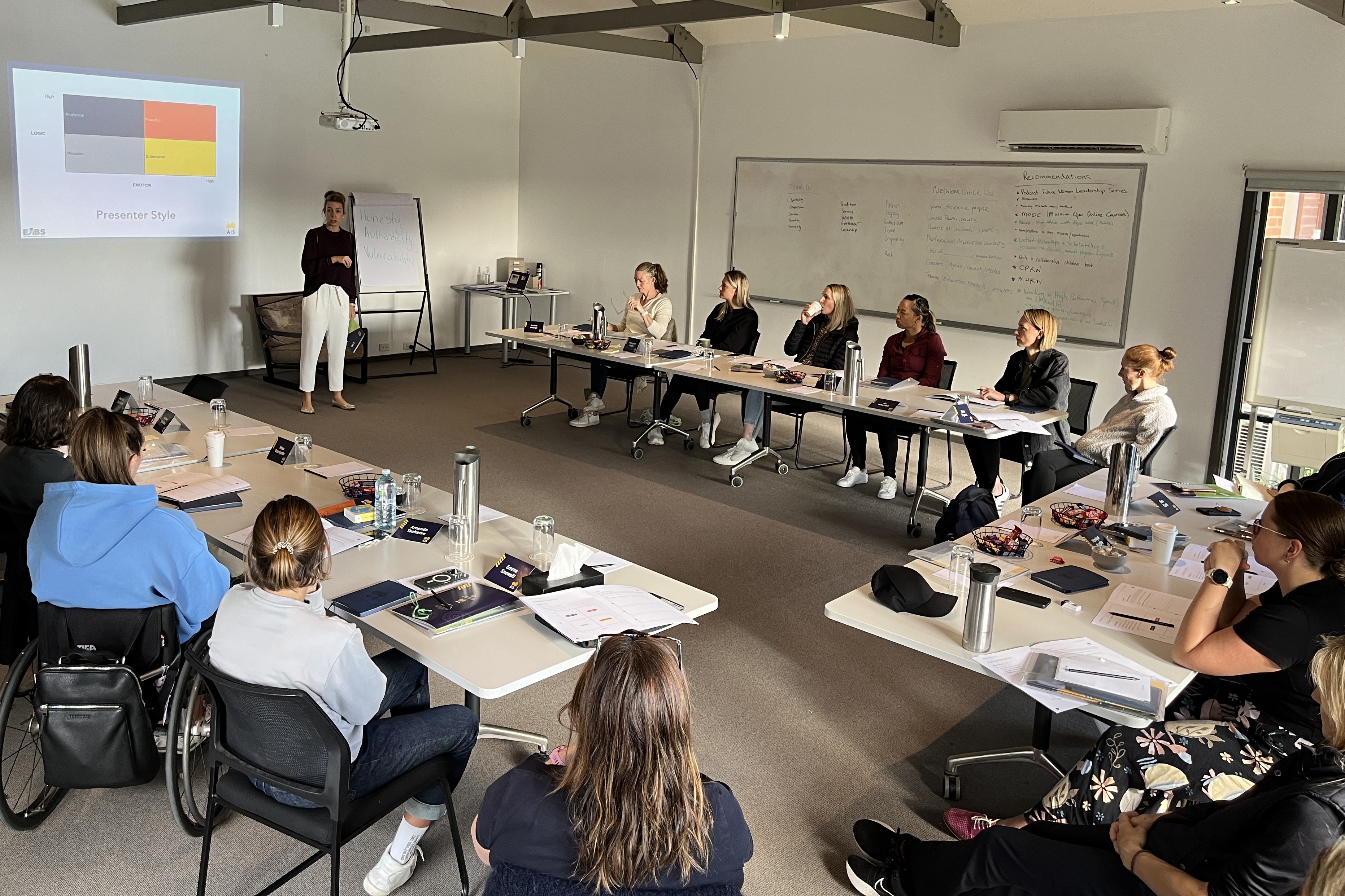 The 2024 AIS Accelerate Program participants at one of the program workshops.