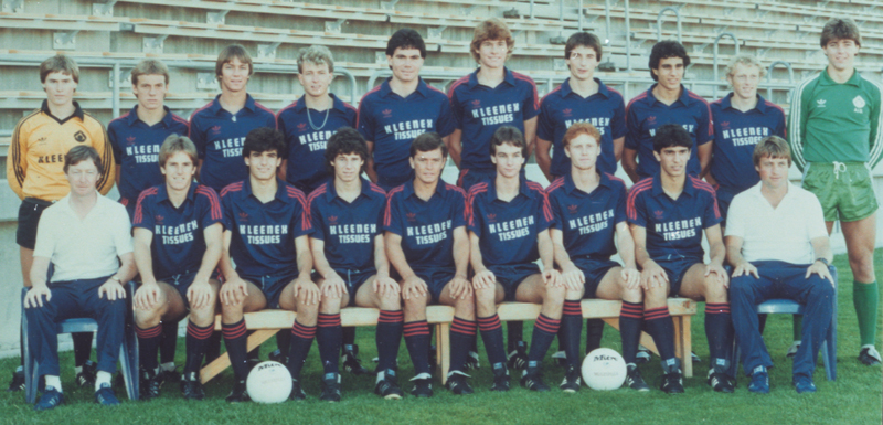 AIS Football program team photo 1984