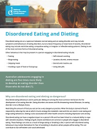 Disordered eating and dieting fact sheet