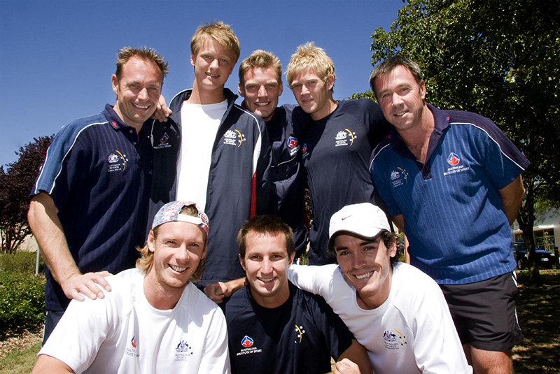 AIS Tennis men team photo from 2007